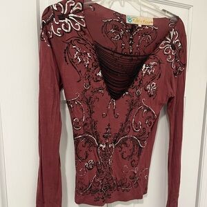 Vintage grunge style top